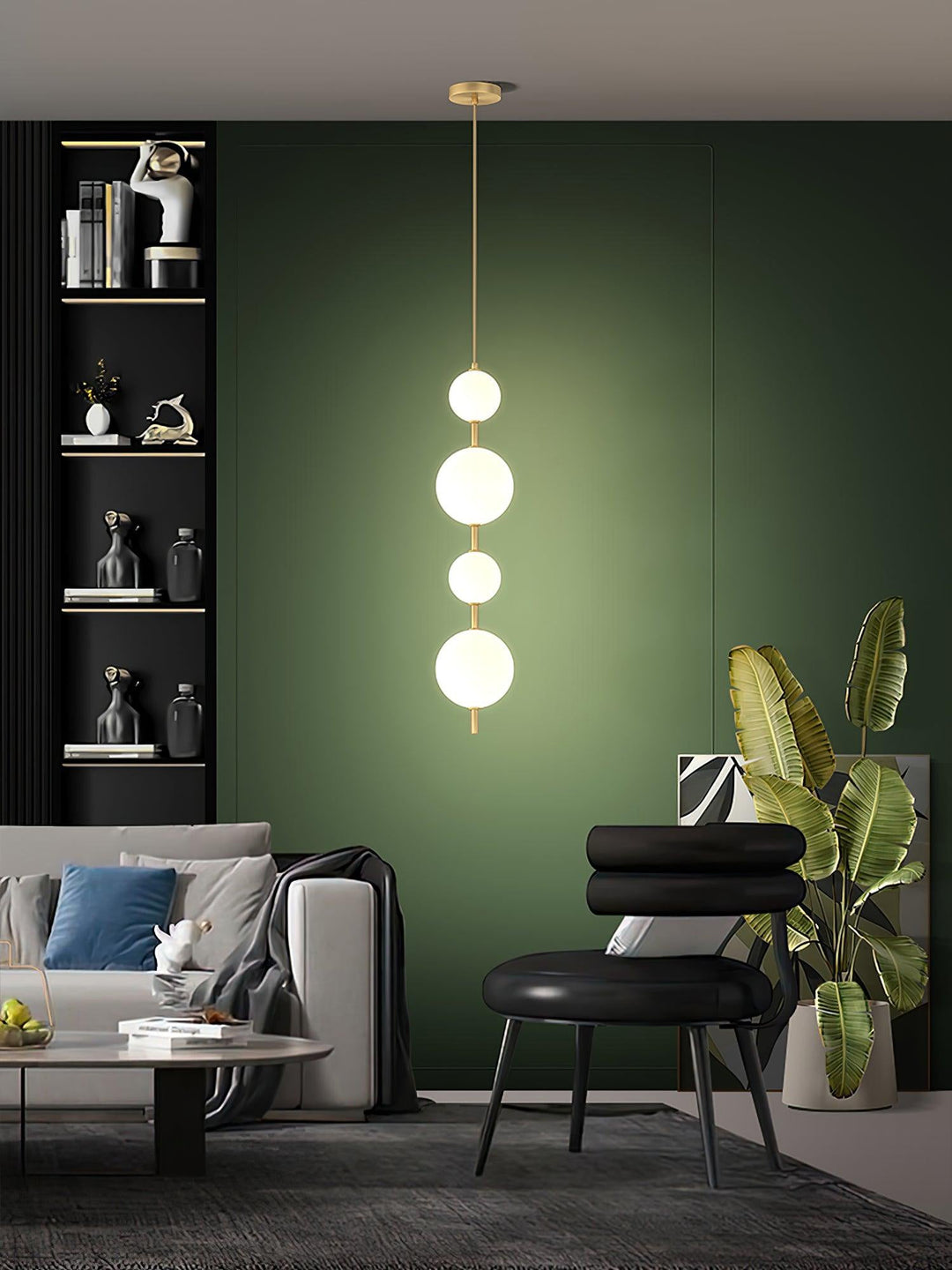 Pionowa Lampa Wisząca Globe