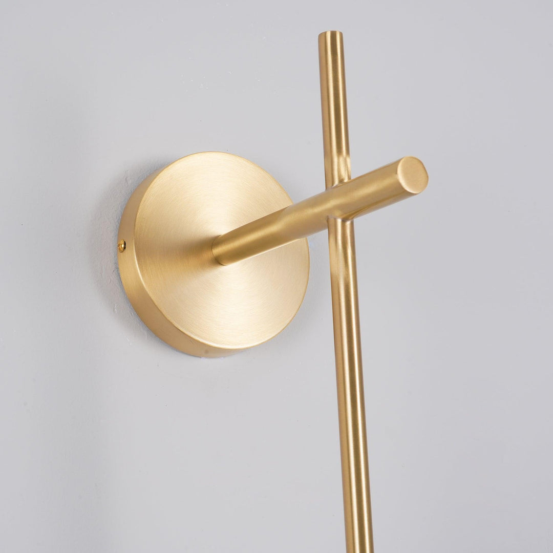 Pionowa Lampa Ścienna z Globem