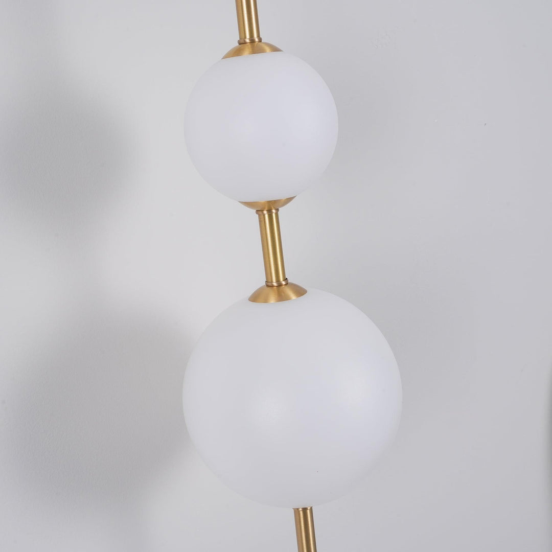 Pionowa Lampa Ścienna z Globem