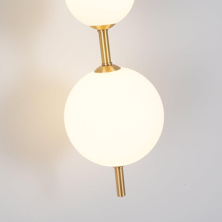 Pionowa Lampa Ścienna z Globem