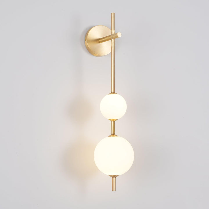Pionowa Lampa Ścienna z Globem