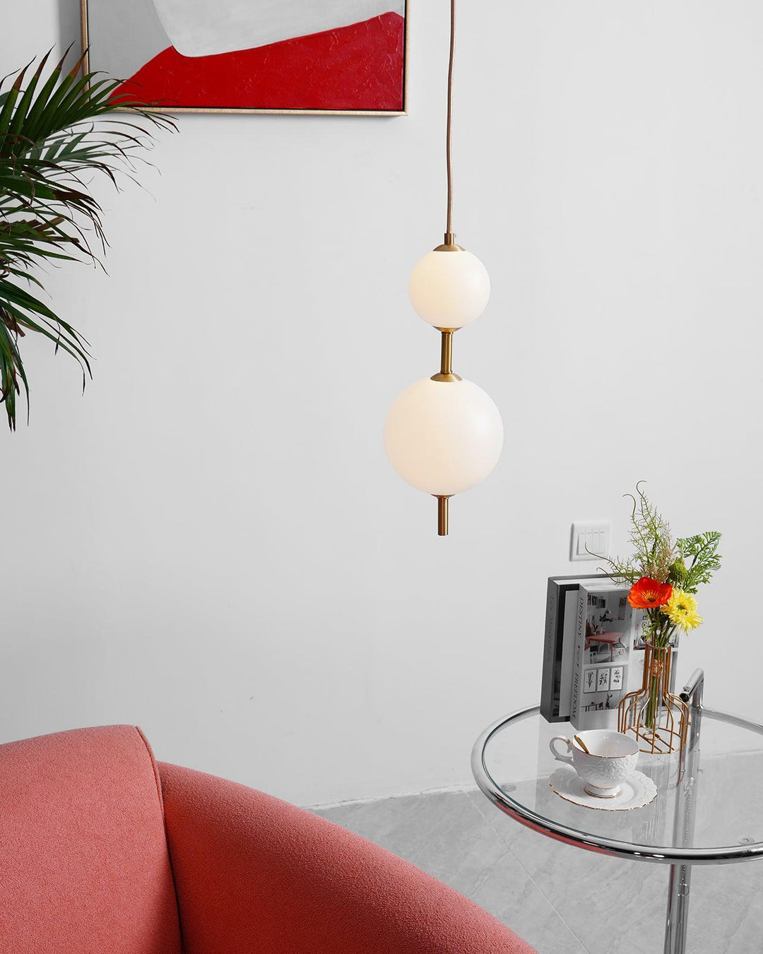Pionowa Lampa Wisząca Globe