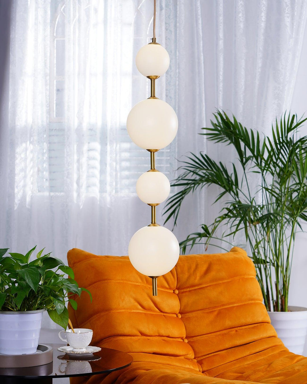 Pionowa Lampa Wisząca Globe