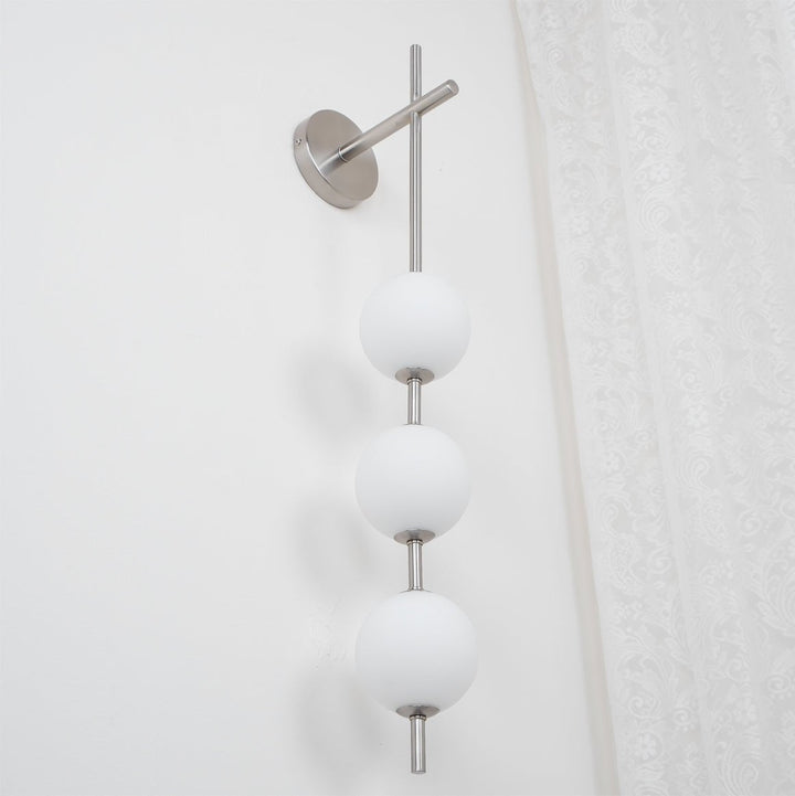 Pionowa Lampa Ścienna z Globusem