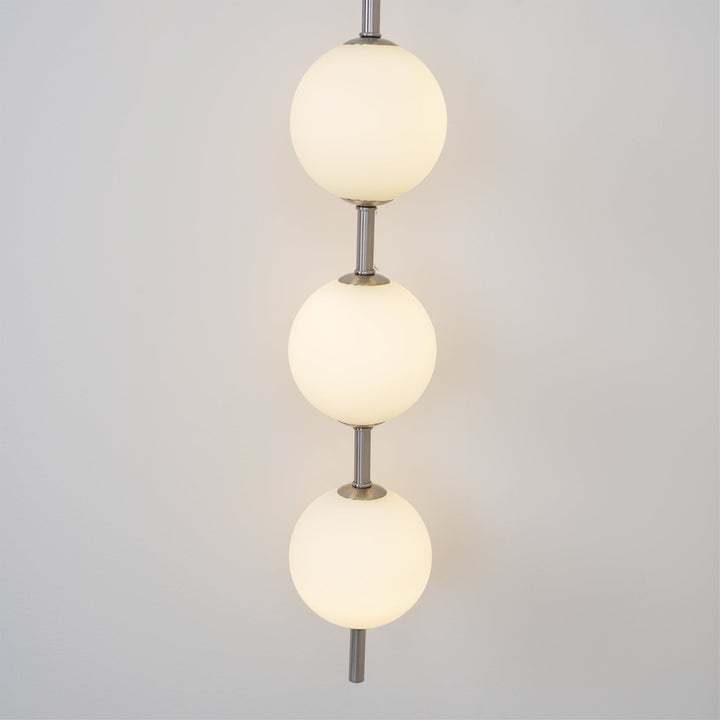 Pionowa Lampa Ścienna z Globem