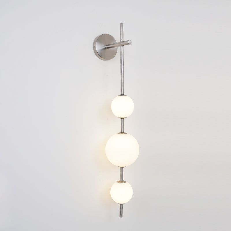 Pionowa Lampa Ścienna z Globem