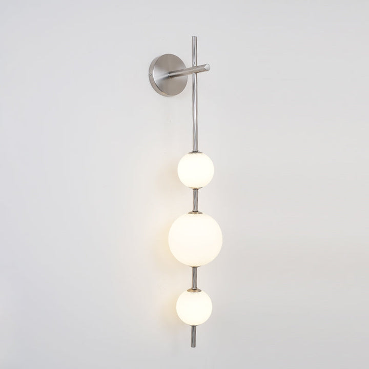 Pionowa Lampa Ścienna z Globem