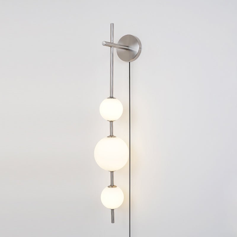 Pionowa Lampa Ścienna z Globusem