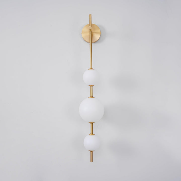 Pionowa Lampa Ścienna z Globem