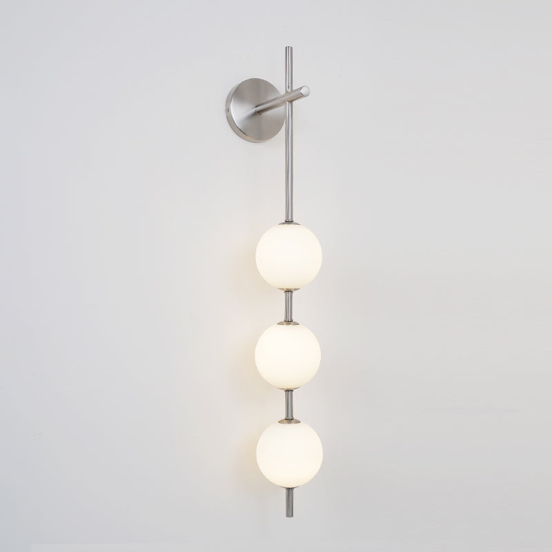 Pionowa Lampa Ścienna z Globem