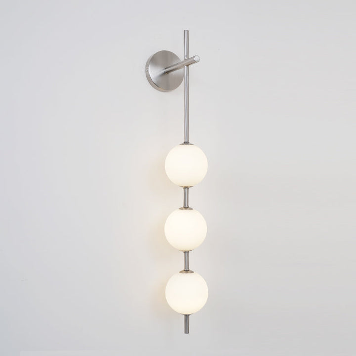Pionowa Lampa Ścienna z Globem