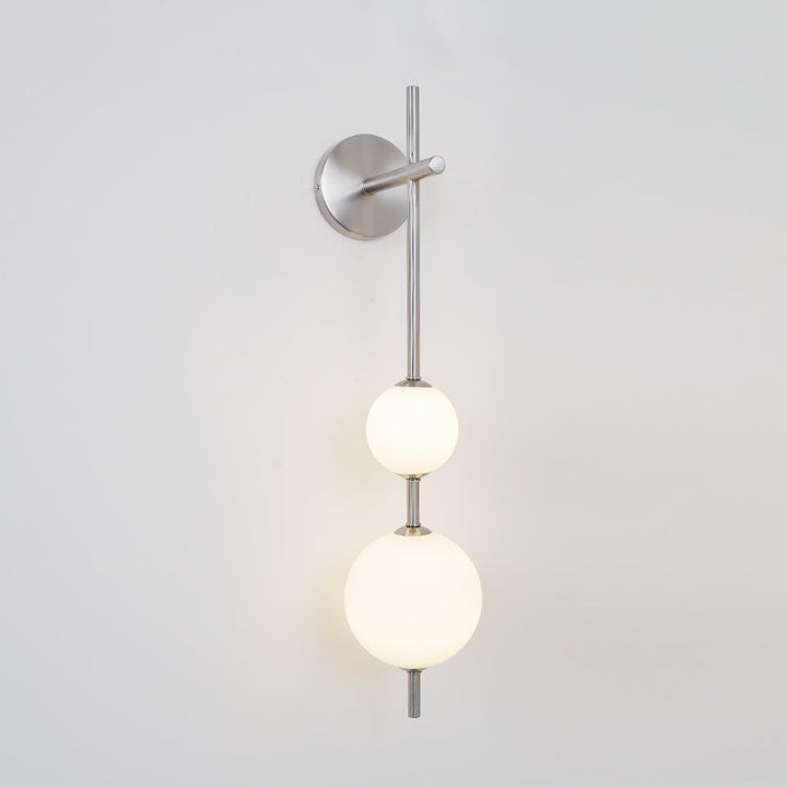 Pionowa Lampa Ścienna z Globem