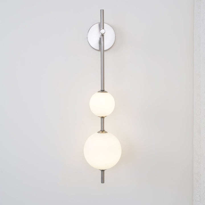 Pionowa Lampa Ścienna z Globem