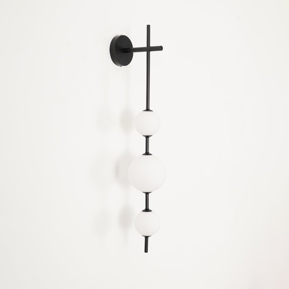 Pionowa Lampa Ścienna z Globem