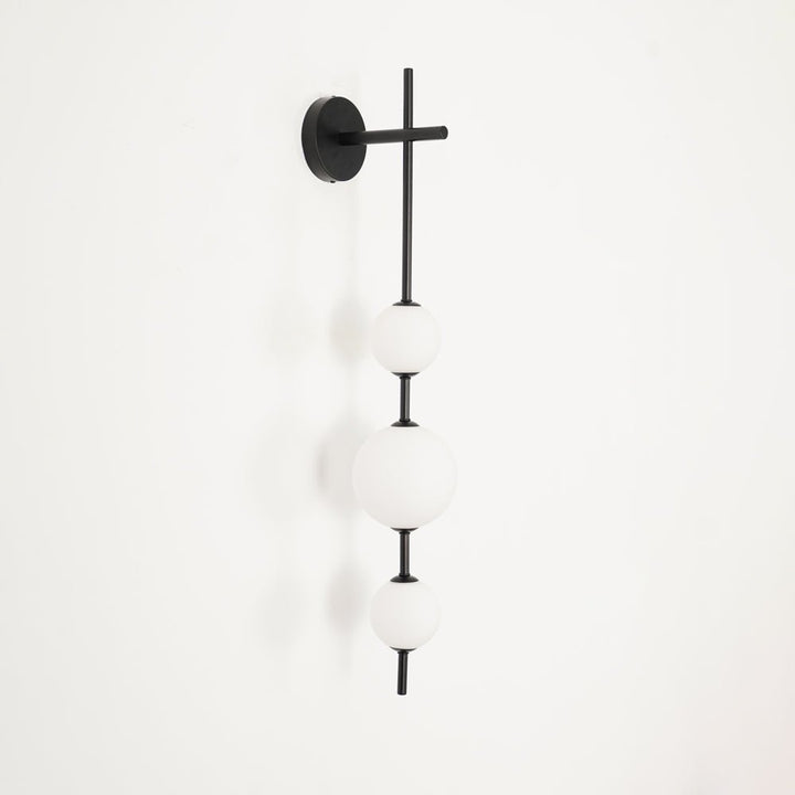 Pionowa Lampa Ścienna z Globem