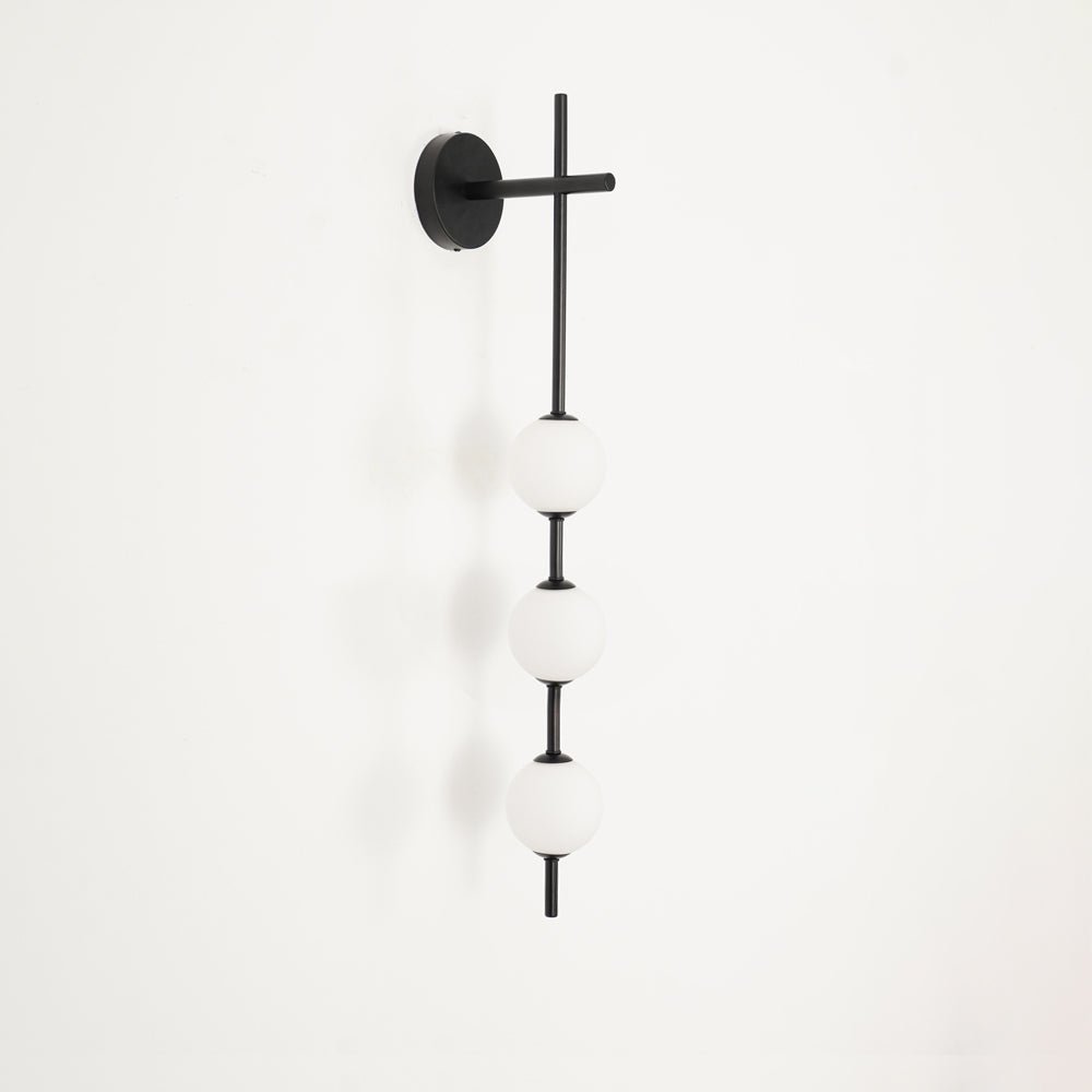 Pionowa Lampa Ścienna z Globem