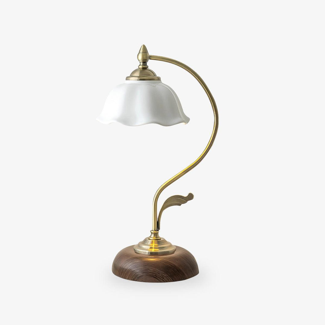Lampa Stołowa Vintage Laiton