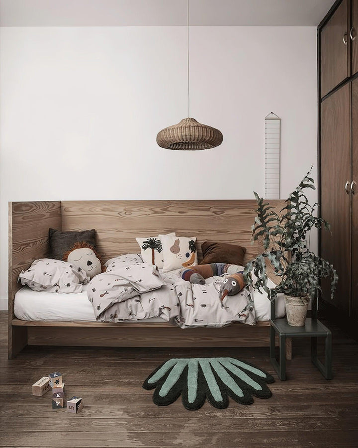 Lampa Wisząca Vintage z Rattanu