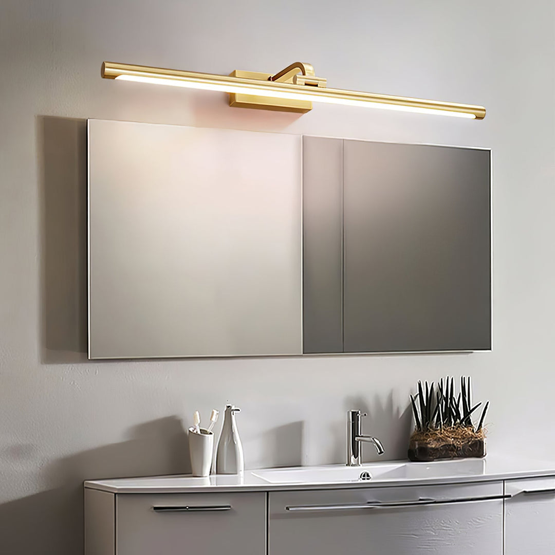 Lampa ścienna LED w kolorze orzecha