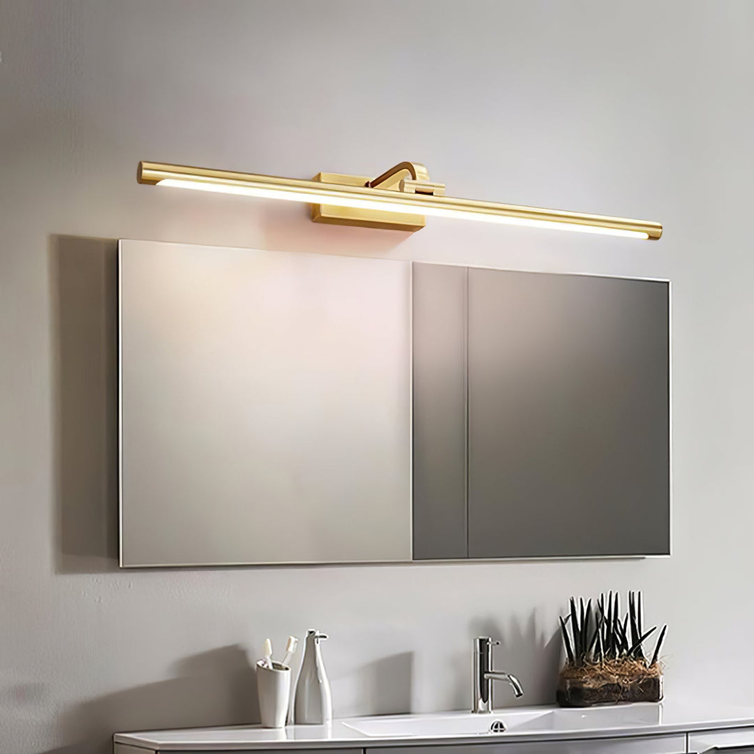Lampa ścienna LED w kolorze orzecha