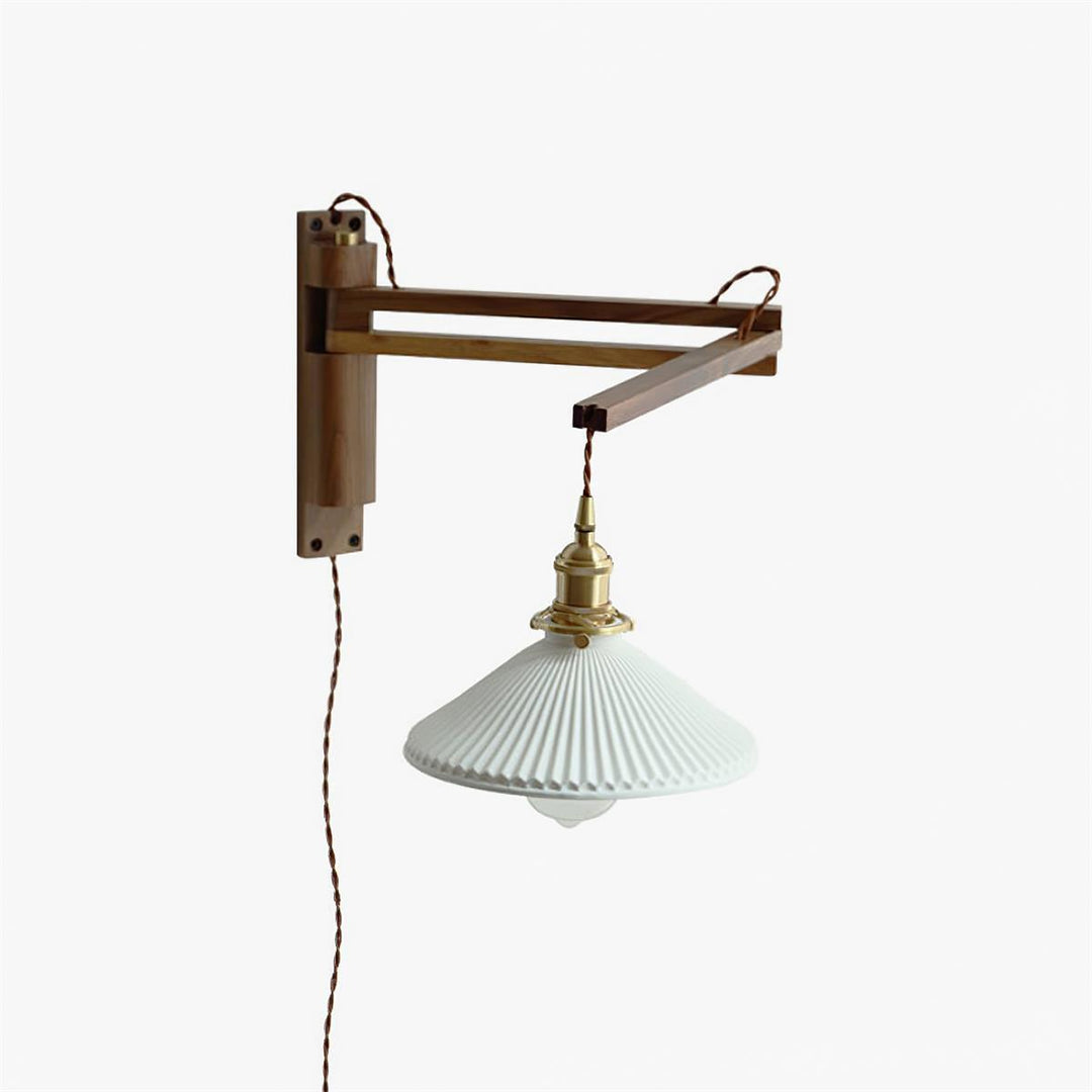 Lampa Ścienna Telescopowa Orzechowa