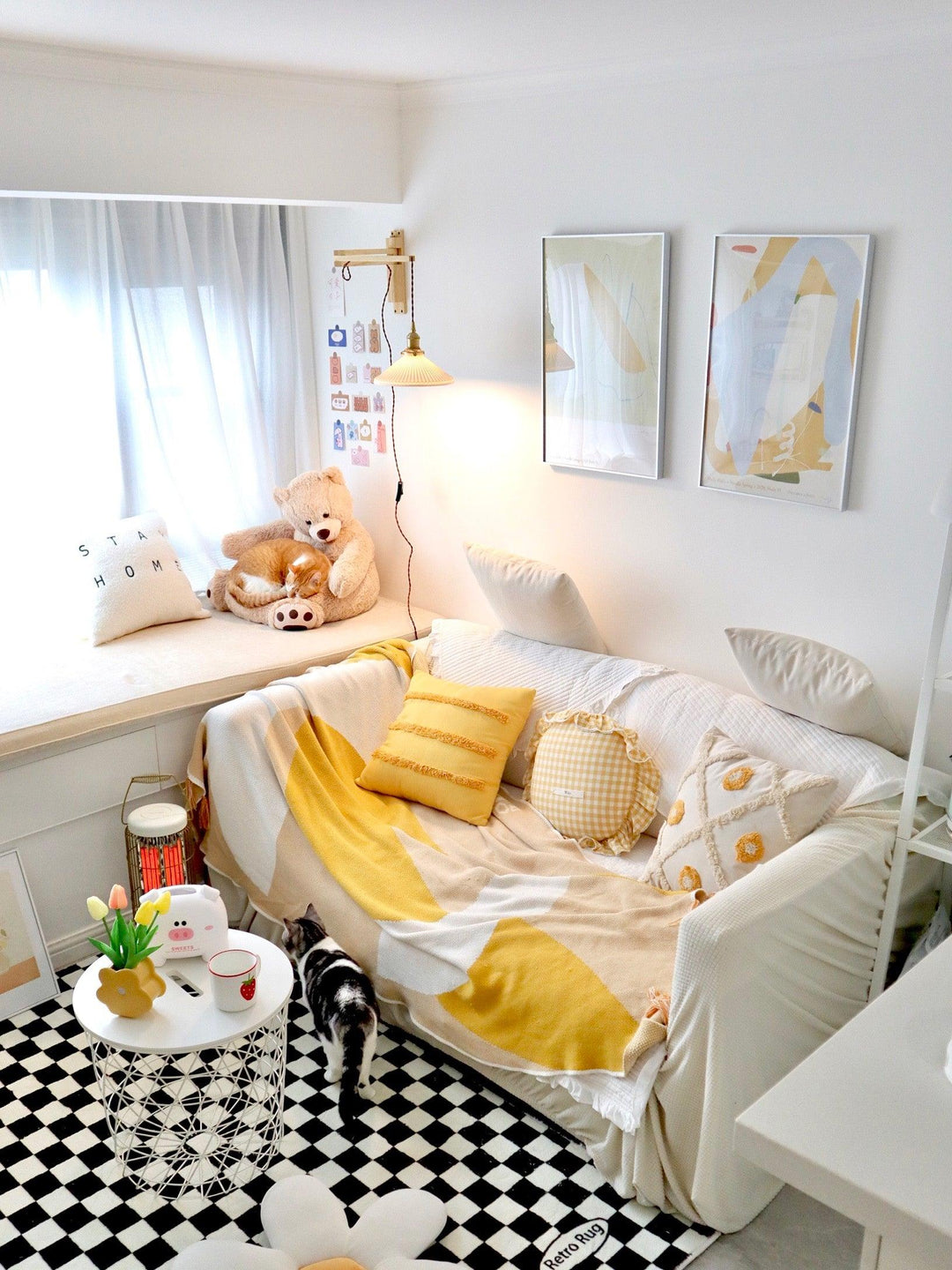 Lampa Ścienna Telescopowa Orzechowa