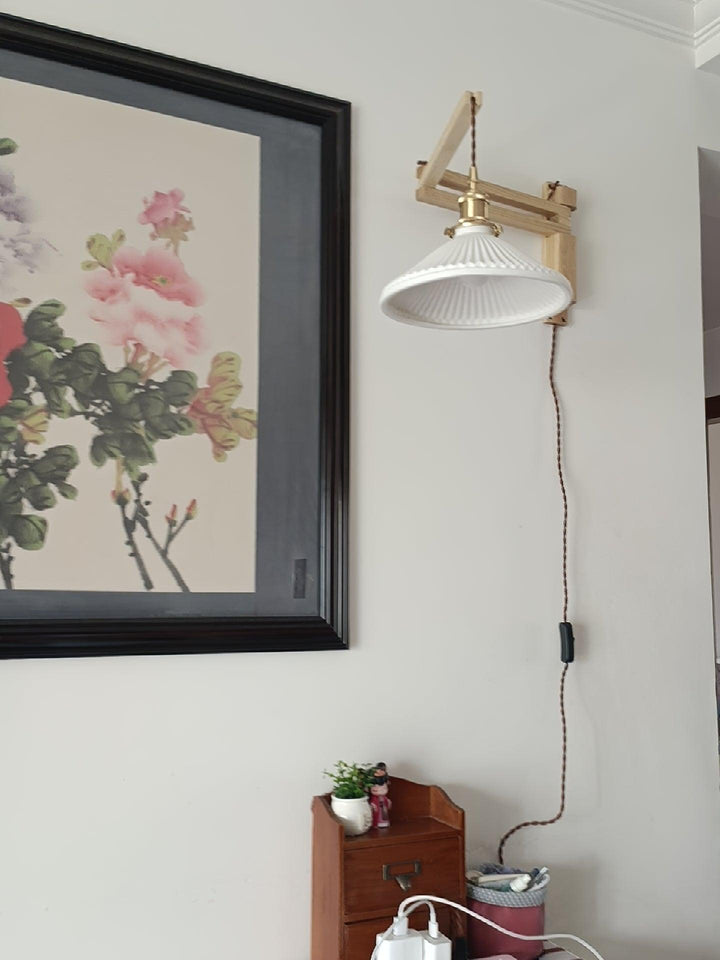 Lampa Ścienna Telescopowa Orzechowa