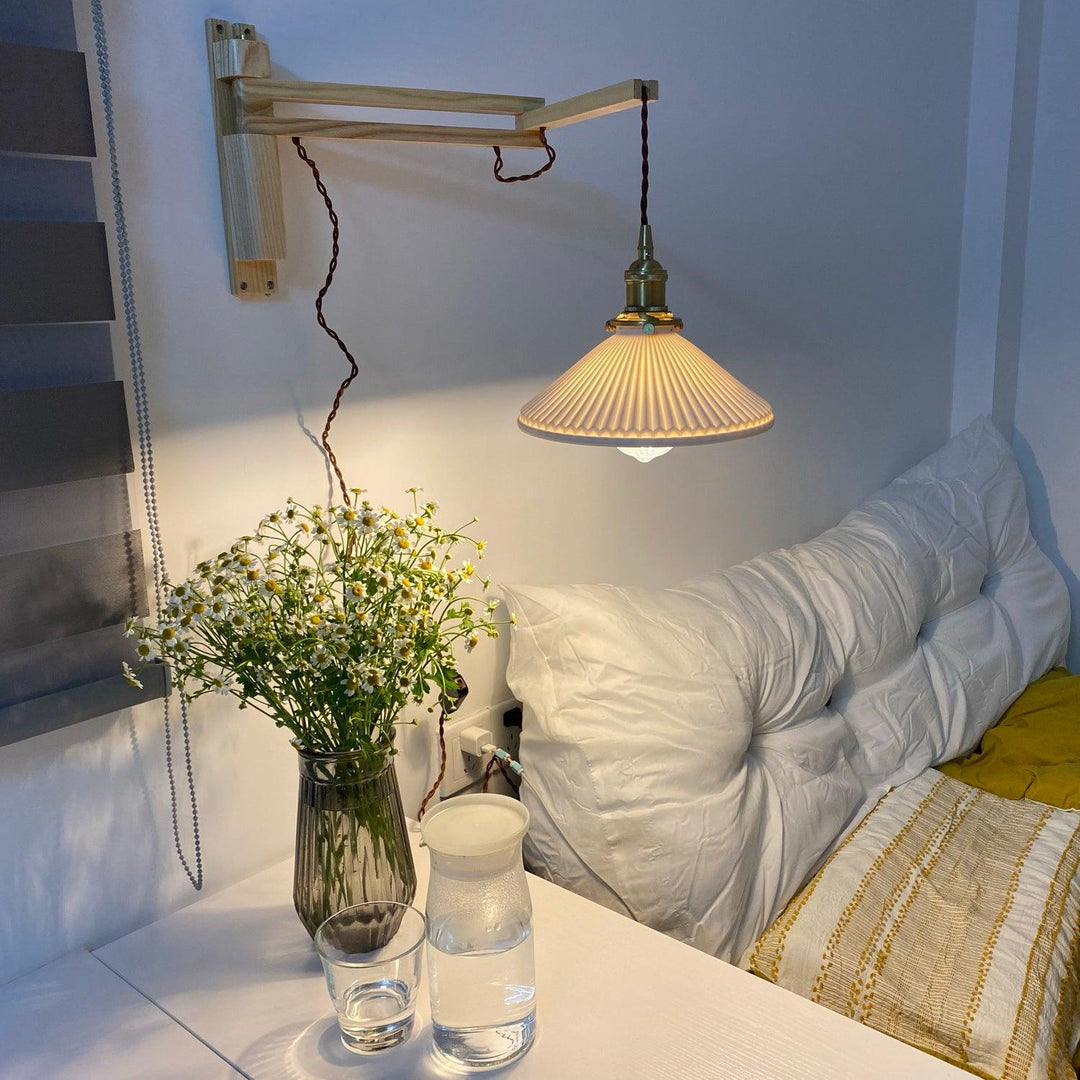 Lampa Ścienna Telescopowa Orzechowa