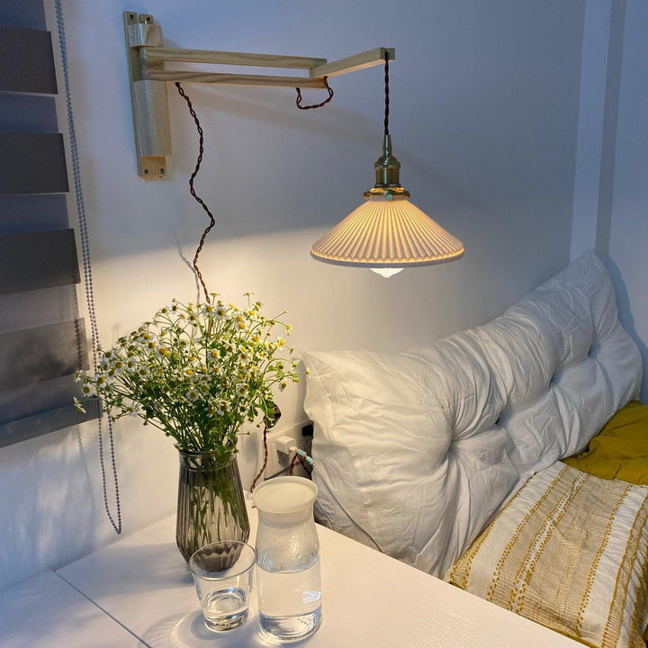 Lampa Ścienna Telescopowa Orzechowa