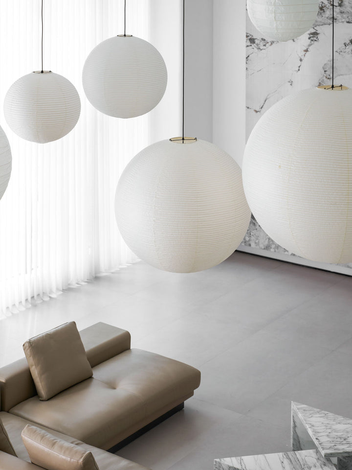 Lampa wisząca z papieru Washi - seria okrągła