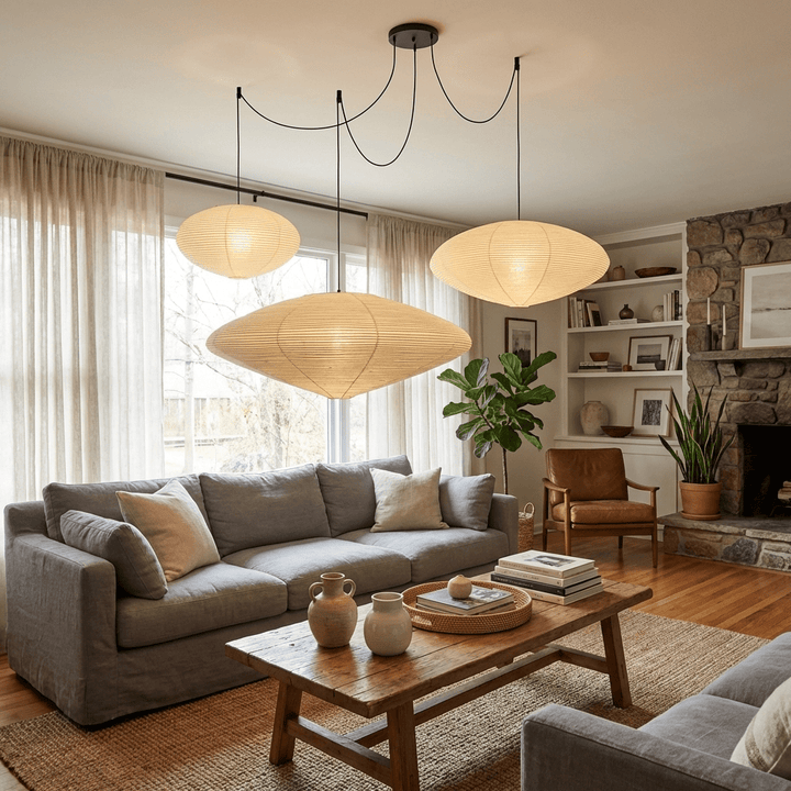 Lampa wisząca z papieru washi 15A 21A 26A