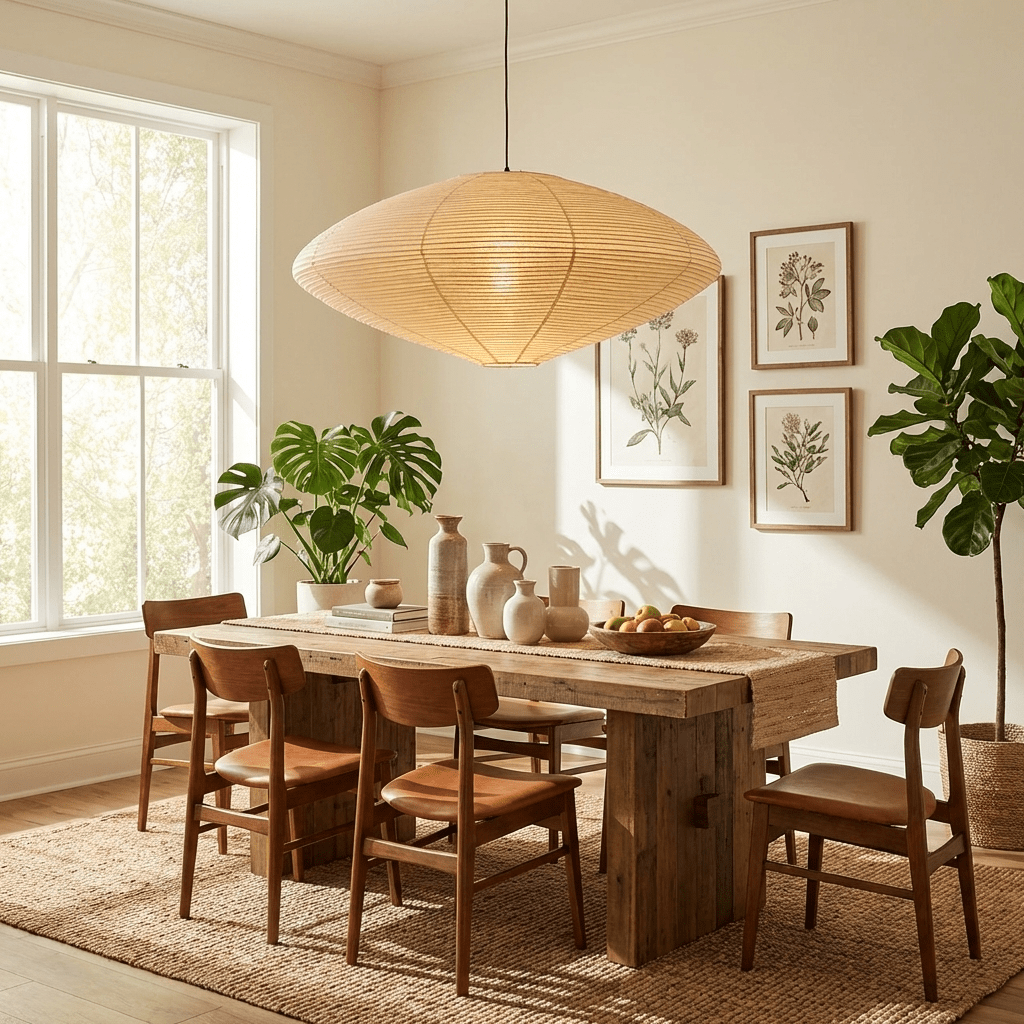 Lampa wisząca z papieru washi 15A 21A 26A