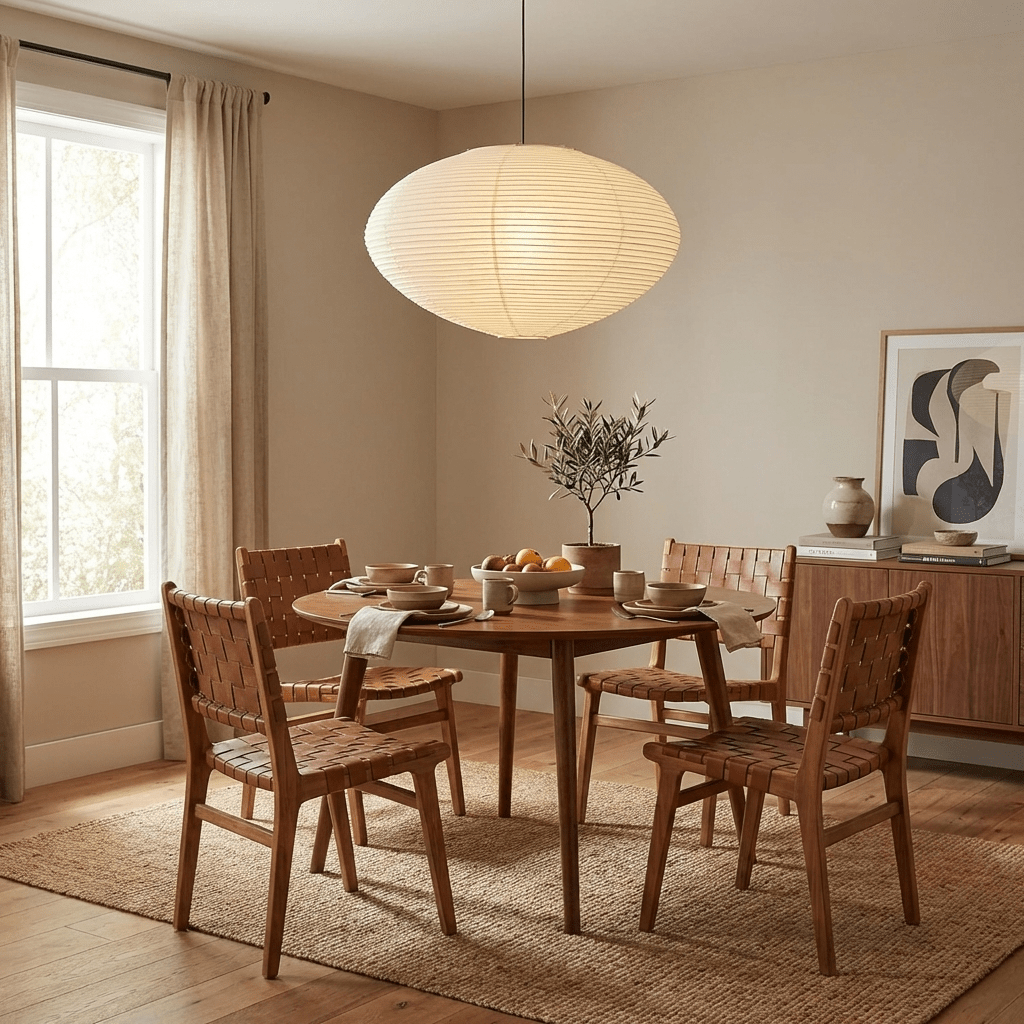 Lampa wisząca z papieru washi 15A 21A 26A
