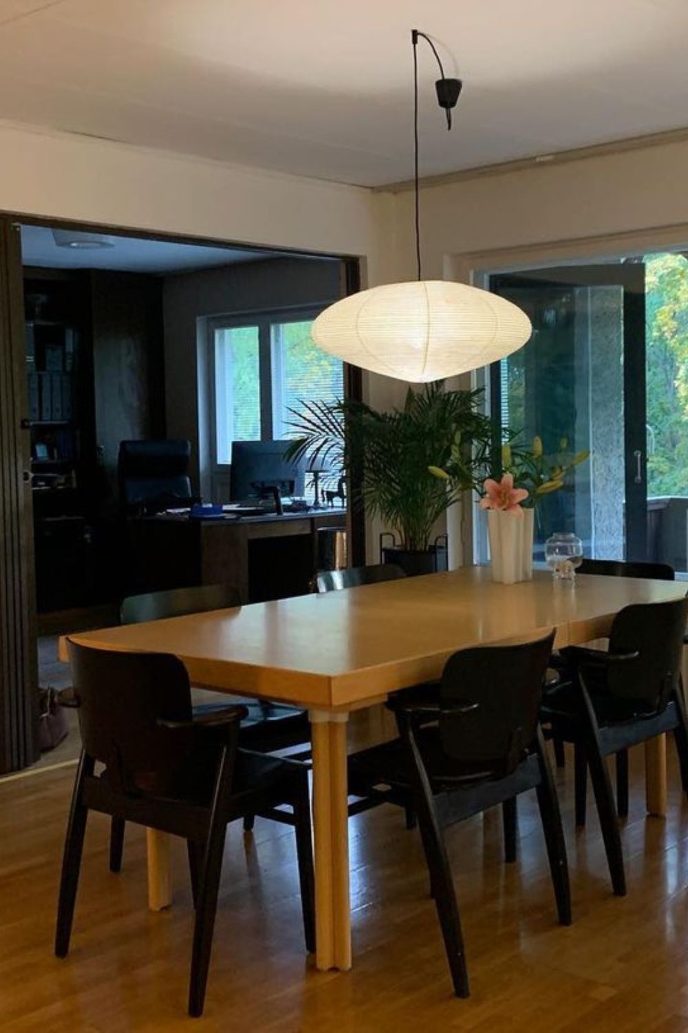 Lampa wisząca z papieru washi 15A 21A 26A