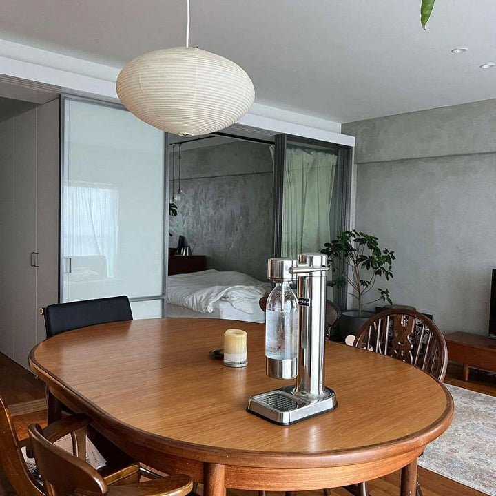 Lampa z papieru washi 15A, z przewodem zawieszanym na haku