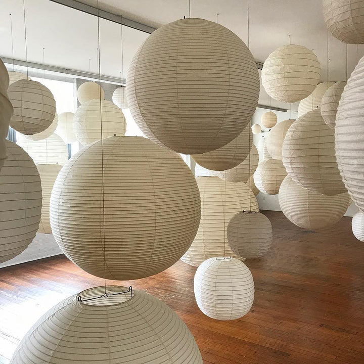 Lampa Wisząca z Papieru Washi A