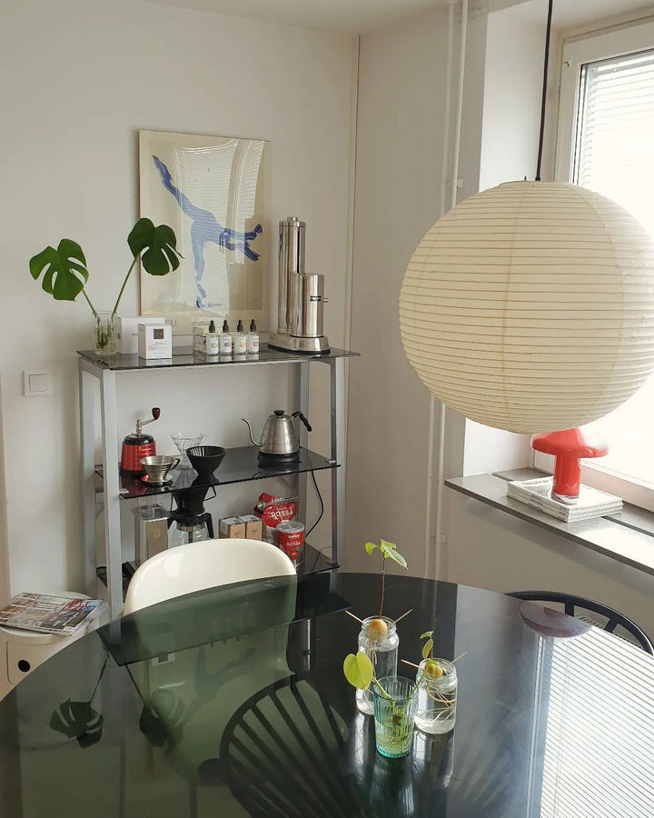 Lampa Wisząca z Papieru Washi A