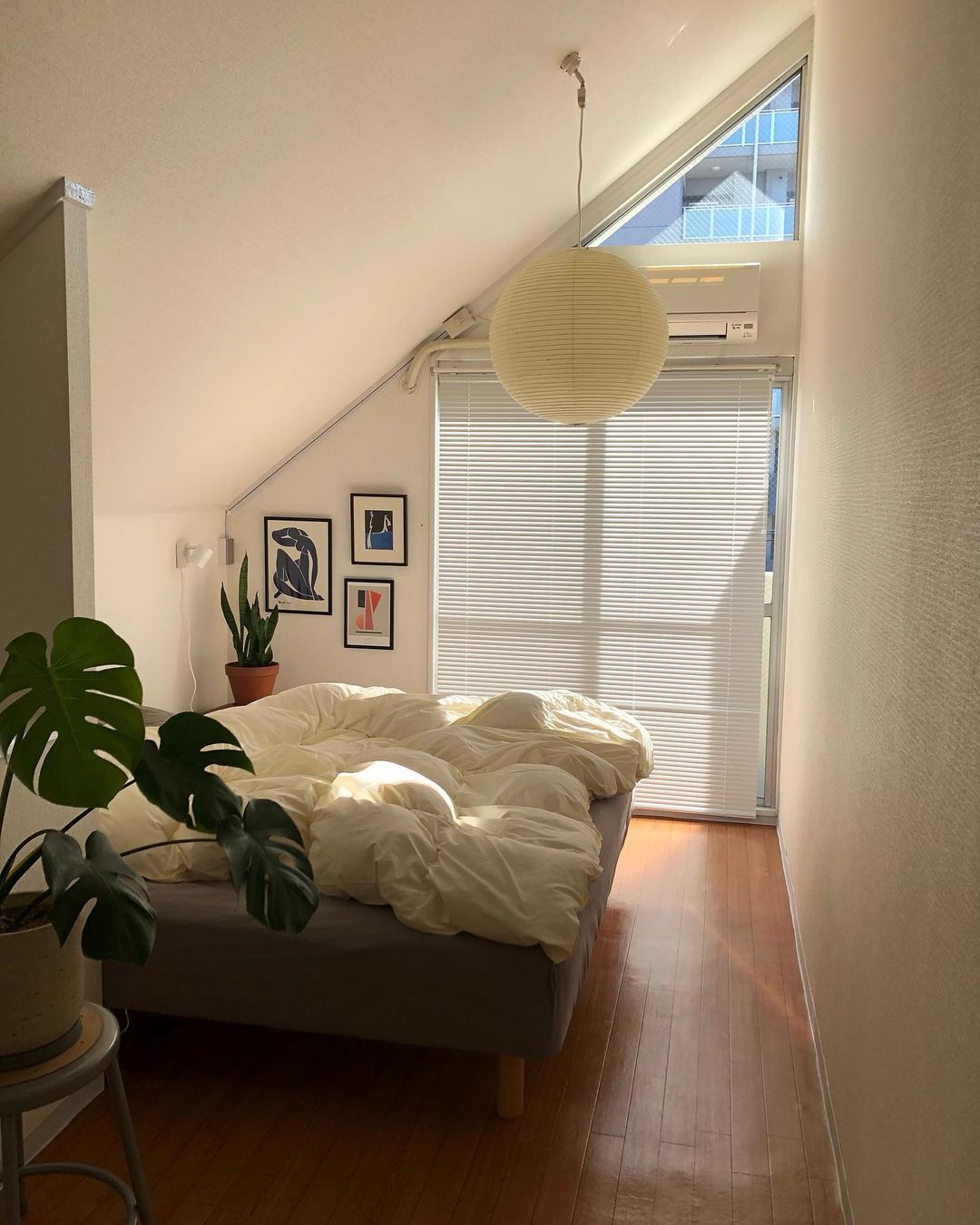 Lampa Wisząca z Papieru Washi A
