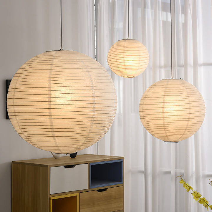 Lampa Wisząca z Papieru Washi A