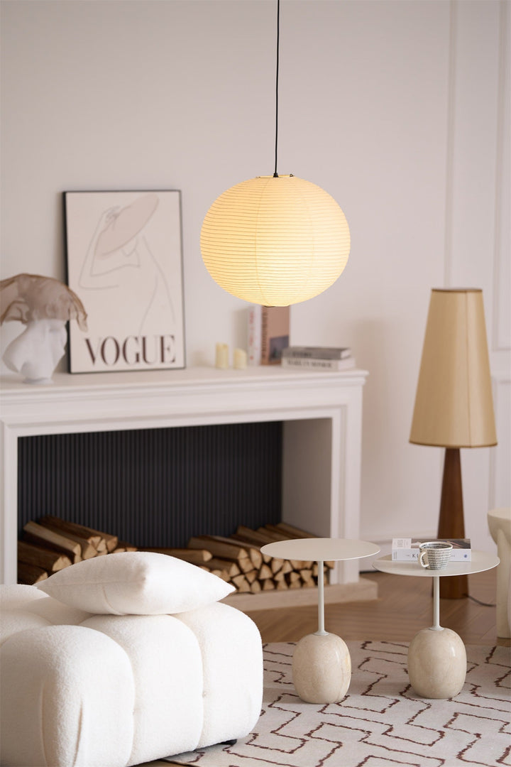 Lampa Wisząca z Papieru Washi A