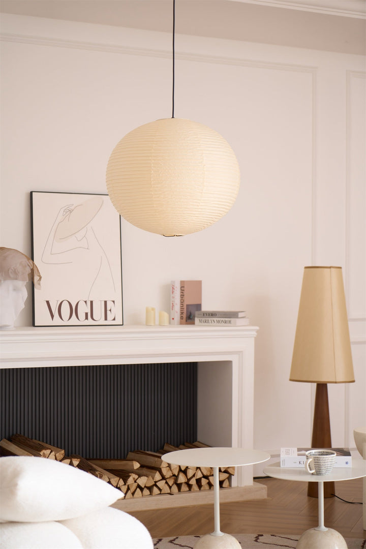 Lampa Wisząca z Papieru Washi A