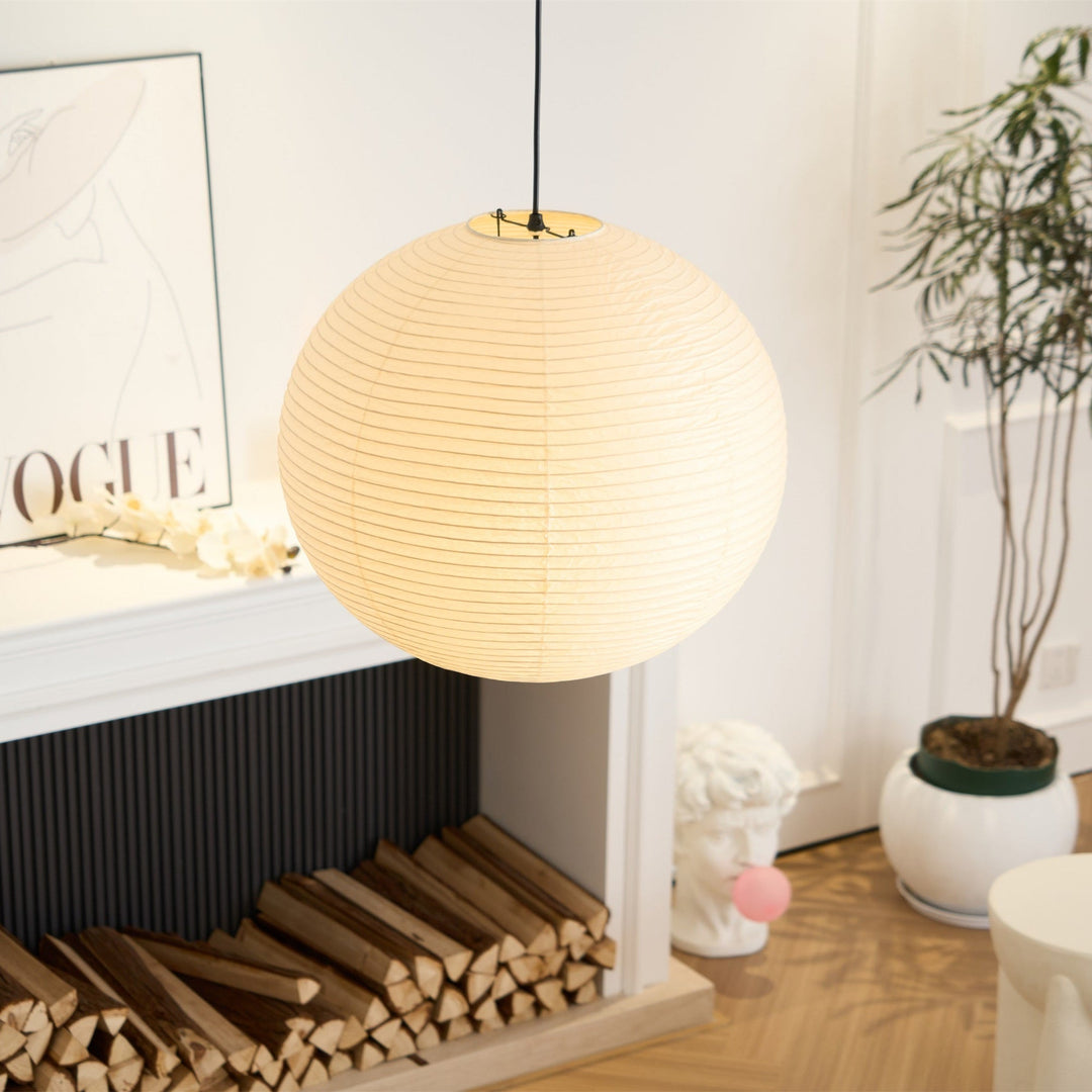 Lampa Wisząca z Papieru Washi A