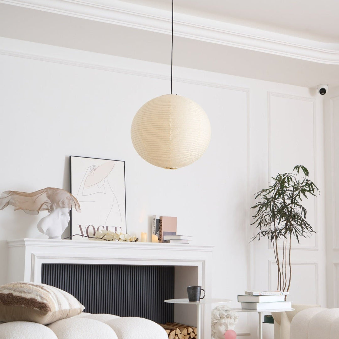 Lampa Wisząca z Papieru Washi A