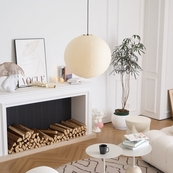 Lampa Wisząca z Papieru Washi A