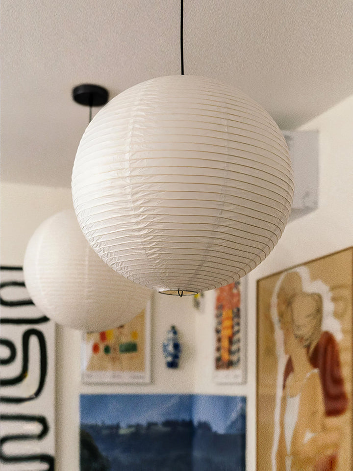 Lampa Wisząca z Papieru Washi A