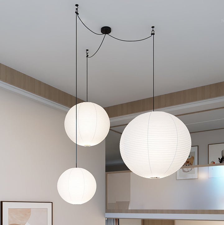 Lampa Wisząca z Papieru Washi A