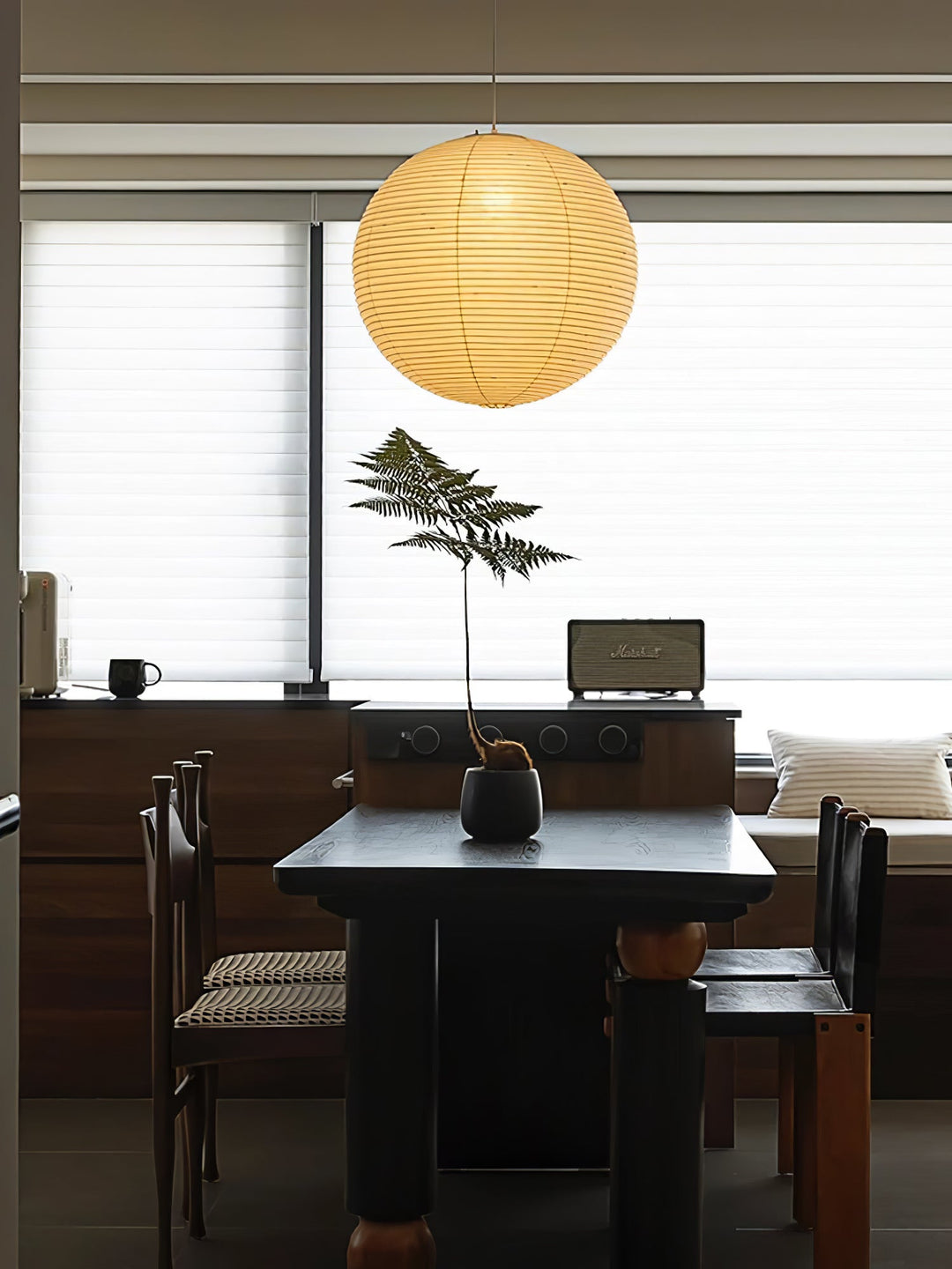 Lampa Wisząca z Papieru Washi A