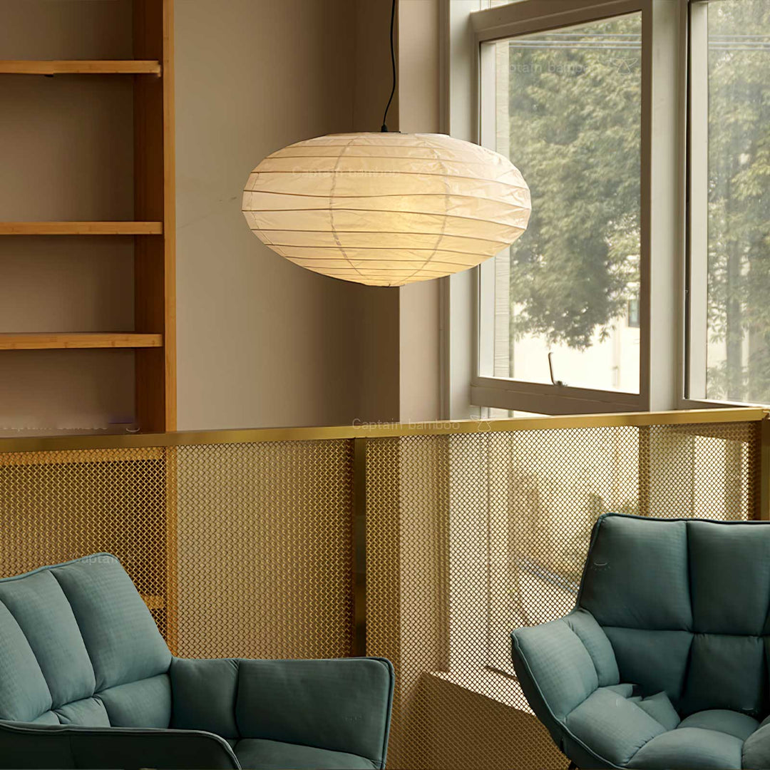 Lampa wisząca z papieru washi EN