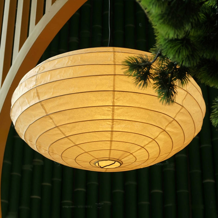 Lampa wisząca z papieru washi EN