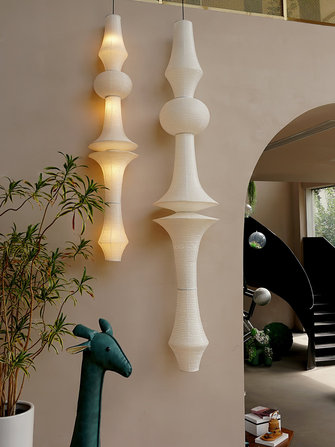 Lampa wisząca Washi Paper E